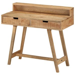 vidaXL Psac&iacute; stůl 100 x 45 x 90 cm masivn&iacute; hrub&eacute; mangovn&iacute;kov&eacute; dřevo