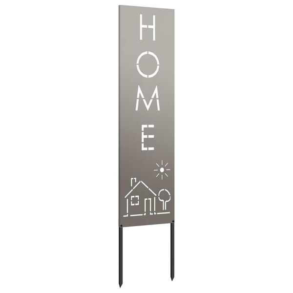 vidaXL Soukrom&iacute; na zahradě Rezav&aacute; 32 x 140 cm Povětrnostně odoln&aacute; ocel