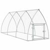 vidaXL Klec pro kuřata stř&iacute;brn&aacute; 300 x 105 x 120 cm pozinkovan&aacute; ocel