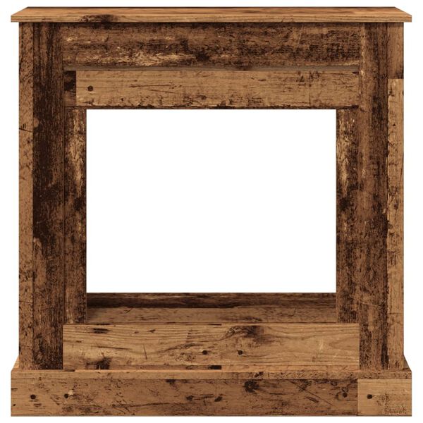 vidaXL Krbová obestavba old wood 90 x 30 x 90 cm kompozitní dřevo