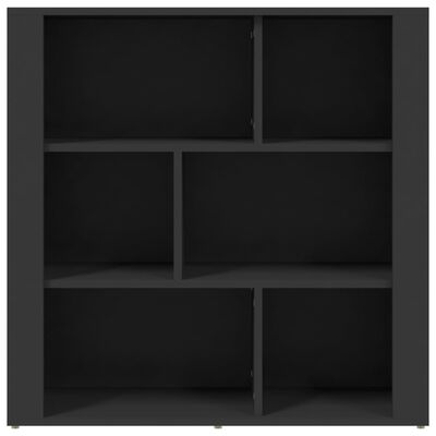 vidaXL Příborník černý 80x30x80 cm kompozitní dřevo