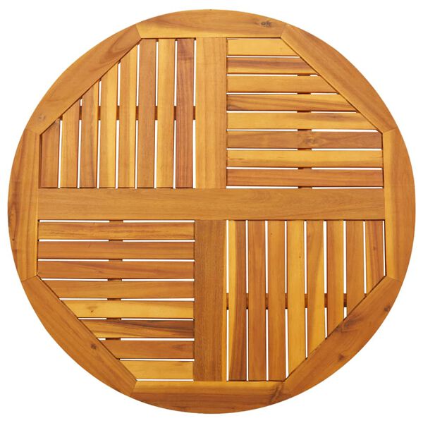 vidaXL Stoln&iacute; deska &Oslash; 90 x 2,2 cm kulat&aacute; masivn&iacute; ak&aacute;ciov&eacute; dřevo