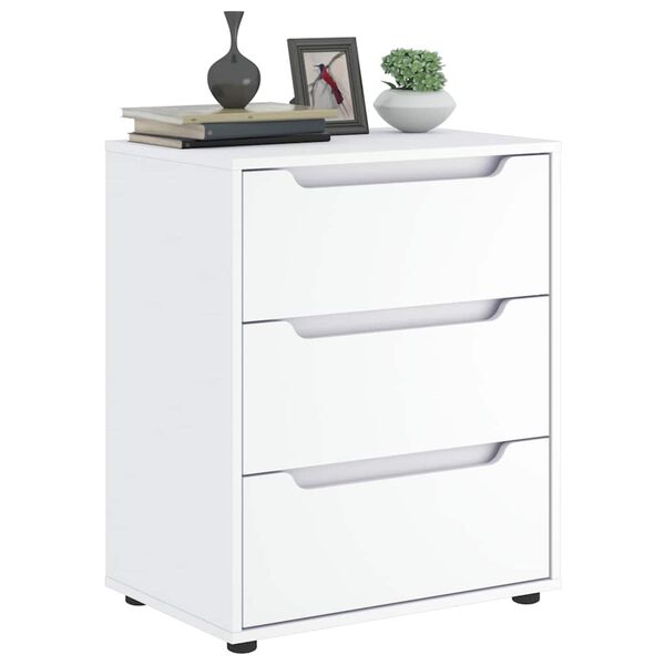 vidaXL Příborník VISNES bílý 60x40x73 cm kompozitní dřevo