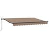 vidaXL Stahovac&iacute; mark&yacute;za Taupe 2,5 x 2 m textil