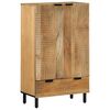vidaXL Skř&iacute;ň highboard hněd&yacute; 60x33x100 cm masivn&iacute; mangovn&iacute;kov&eacute; dřevo