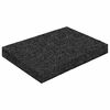 vidaXL Gumov&yacute; granulačn&iacute; zahradn&iacute; pad Čern&yacute; 6 x 9 x 1 cm Guma