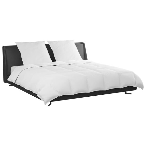 vidaXL Sada přikr&yacute;vek s pol&scaron;t&aacute;řem 3 pcs B&iacute;l&aacute; Peř&iacute;