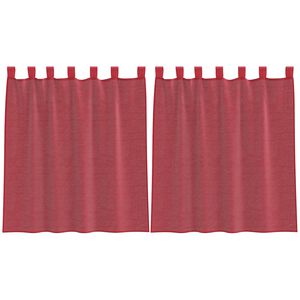 vidaXL Vo&aacute;lov&eacute; z&aacute;věsy s poutky 2 ks v&iacute;nov&eacute; 140x140 cm