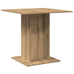 vidaXL J&iacute;deln&iacute; stůl dub artisan 80 x 80 x 75 cm kompozitn&iacute; dřevo