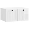 vidaXL N&aacute;stěnn&aacute; TV skř&iacute;ň B&iacute;l&aacute; s vysok&yacute;m leskem 59,5 x 41 x 30 cm