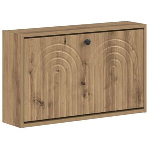 vidaXL N&aacute;stěnn&aacute; skř&iacute;ň na boty ALKMAAR 71 x 17 x 43 cm Kompozitn&iacute; dřevo