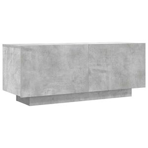 vidaXL TV skř&iacute;ňka betonově &scaron;ed&aacute; 100x35x40 cm kompozitn&iacute; dřevo