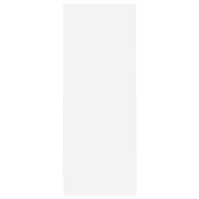 vidaXL Botník bílý 60 x 35 x 92 cm dřevotříska