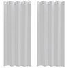 vidaXL Voile Z&aacute;clona 2 pcs Světle &scaron;ed&aacute; 225 x 140 cm Polyester