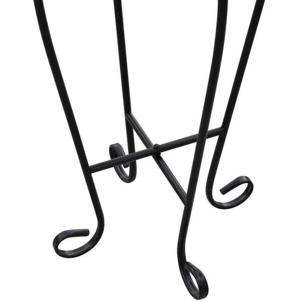 Mozaikový stolek na květiny terakota