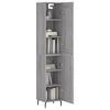 vidaXL Skř&iacute;ň highboard &scaron;ed&aacute; sonoma 34,5 x 34 x 180 cm kompozitn&iacute; dřevo