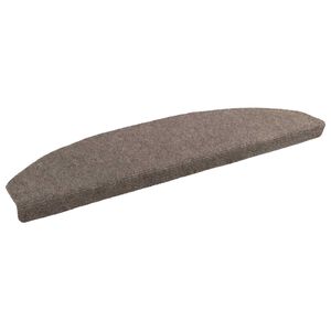 vidaXL Samolepic&iacute; schodov&eacute; rohože 15 ks 80 x 24,5 x 3,5 cm K&aacute;vov&aacute;