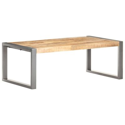 vidaXL Konferenční stolek 110 x 60 x 40 cm hrubé mangovníkové dřevo