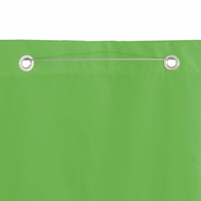 vidaXL Balkonová zástěna světle zelená 100 x 240 cm oxfordská látka