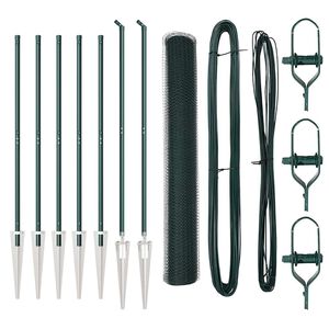 vidaXL Plotov&yacute; sloupek. Zelen&aacute;