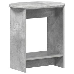 vidaXL Bočn&iacute; stůl Betonově &scaron;ed&aacute; 50 x 39,5 x 55 cm Kompozitn&iacute; dřevo
