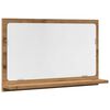 vidaXL Koupelnov&aacute; skř&iacute;ňka se zrcadlem dub artisan 60x11x37 cm kompozit