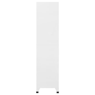 vidaXL Uzamykatelná skříň světle a tmavě šedá 90 x 45 x 180 cm ocel