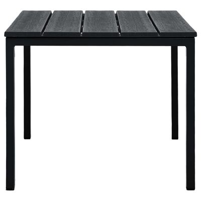 vidaXL Konferenční stolek černý 98 x 48 x 39 cm HDPE dřevěný vzhled