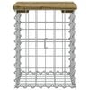 vidaXL Zahradní lavice gabionový design 33 x 31 x 42 cm borové dřevo