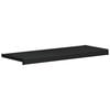 vidaXL Parapet okna Čern&yacute; s dřevěnou strukturou 80 x 35 x 4,5 cm PVC