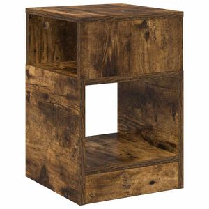 vidaXL Odkl&aacute;dac&iacute; stolek Kouřov&yacute; dub 30,5 x 30 x 45 cm kompozitn&iacute; dřevo