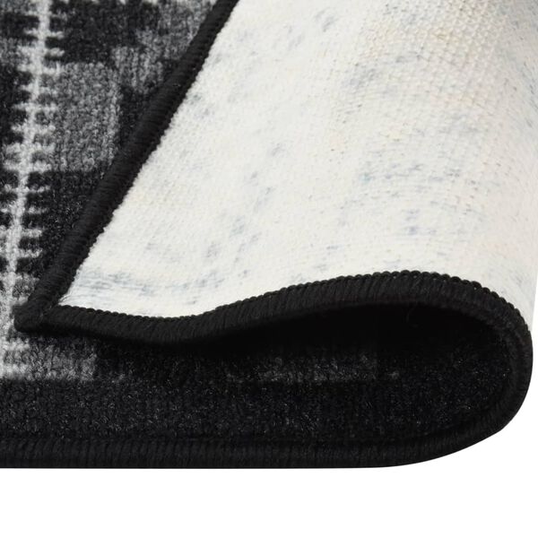 vidaXL Běhoun čern&yacute; 80 x 100 cm