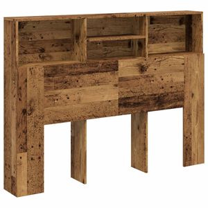 vidaXL Čelo postele s &uacute;ložn&yacute;m prostorem old wood 140 x 19 x 103,5 cm
