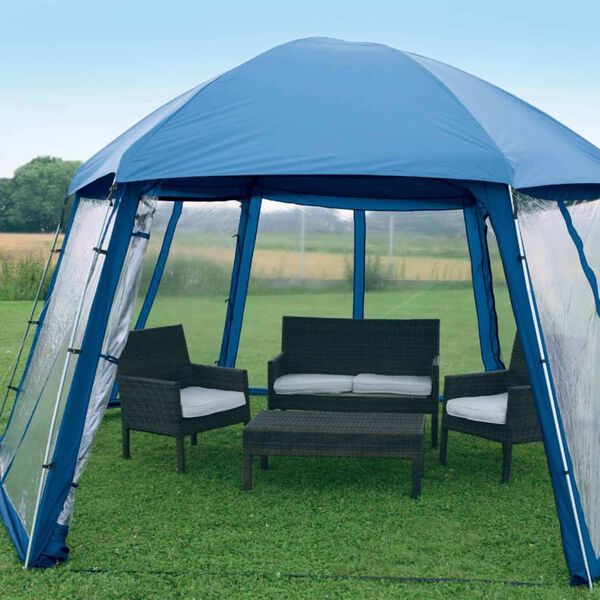 Blue Bay Zastřešení bazénu Pool House typ II modrý 560 x 600 x 280 cm