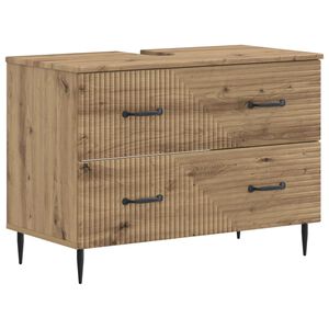 vidaXL Skř&iacute;ňka pod umyvadlo HAARLEM Dub artisan 82 x 41 x 58,5 cm