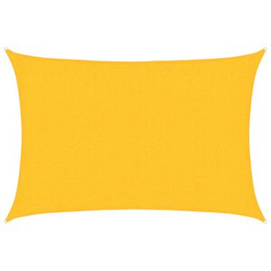 vidaXL Plachta proti slunci 160 g/m&sup2; obd&eacute;ln&iacute;k žlut&aacute; 2 x 2,5 m HDPE