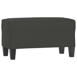 vidaXL Lavice tmavě &scaron;ed&aacute; 70x35x41 cm tkanina z mikrovl&aacute;kna