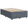 vidaXL Box spring postel s matrac&iacute; tmavě &scaron;ed&yacute; 120x190 cm samet