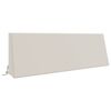 vidaXL Z&aacute;dov&yacute; polstr SOEST 100% polyester B&iacute;l&aacute; 120 x 20 x 40 cm