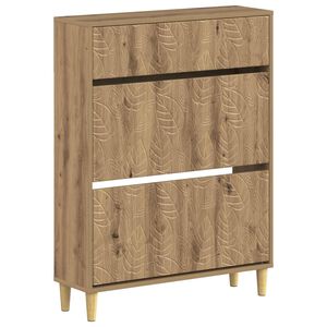 vidaXL Skř&iacute;ň na obuv DELFT 78 x 24 x 103 cm Kompozitn&iacute; dřevo