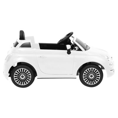 vidaXL Dětské elektrické auto Fiat 500 bílé