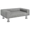 vidaXL Pel&iacute;&scaron;ek pro psy světle &scaron;ed&yacute; 70 x 45 x 26,5 cm samet