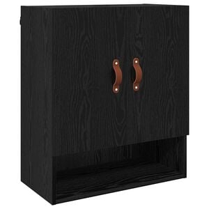 vidaXL N&aacute;stěnn&aacute; skř&iacute;ňka 60 x 31 x 70 cm Kompozitn&iacute; dřevo Čern&yacute; dub