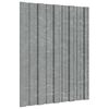 vidaXL Stře&scaron;n&iacute; panel 36 pcs Stř&iacute;brn&aacute; 60 x 45 cm Pozinkovan&aacute; ocel