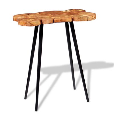vidaXL Barový stůl ze špalku masivního akáciového dřeva 90x60x110cm