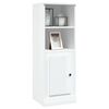 vidaXL Skř&iacute;ň highboard leskl&aacute; b&iacute;l&aacute; 36 x 35,5 x 103,5 kompozitn&iacute; dřevo