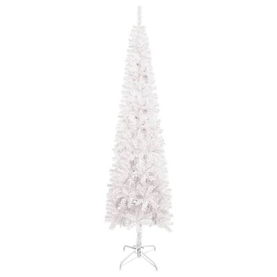 vidaXL Úzký vánoční stromek bílý 120 cm