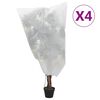 vidaXL Ochrann&eacute; n&aacute;vleky se stahovac&iacute; &scaron;ňůrkou 4 ks 70 g/m&sup2; 0,8 x 1 m