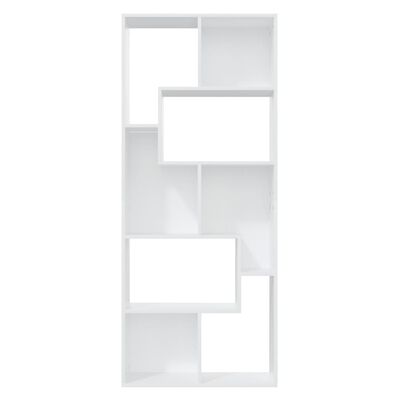 vidaXL Knihovna bílá 67 x 24 x 161 cm dřevotříska