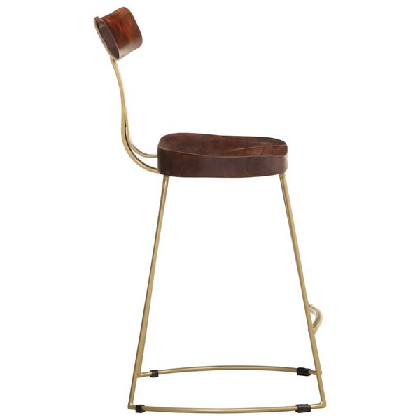 vidaXL Barové stoličky 2 ks 49x43x79 cm Masivní dřevo Mango